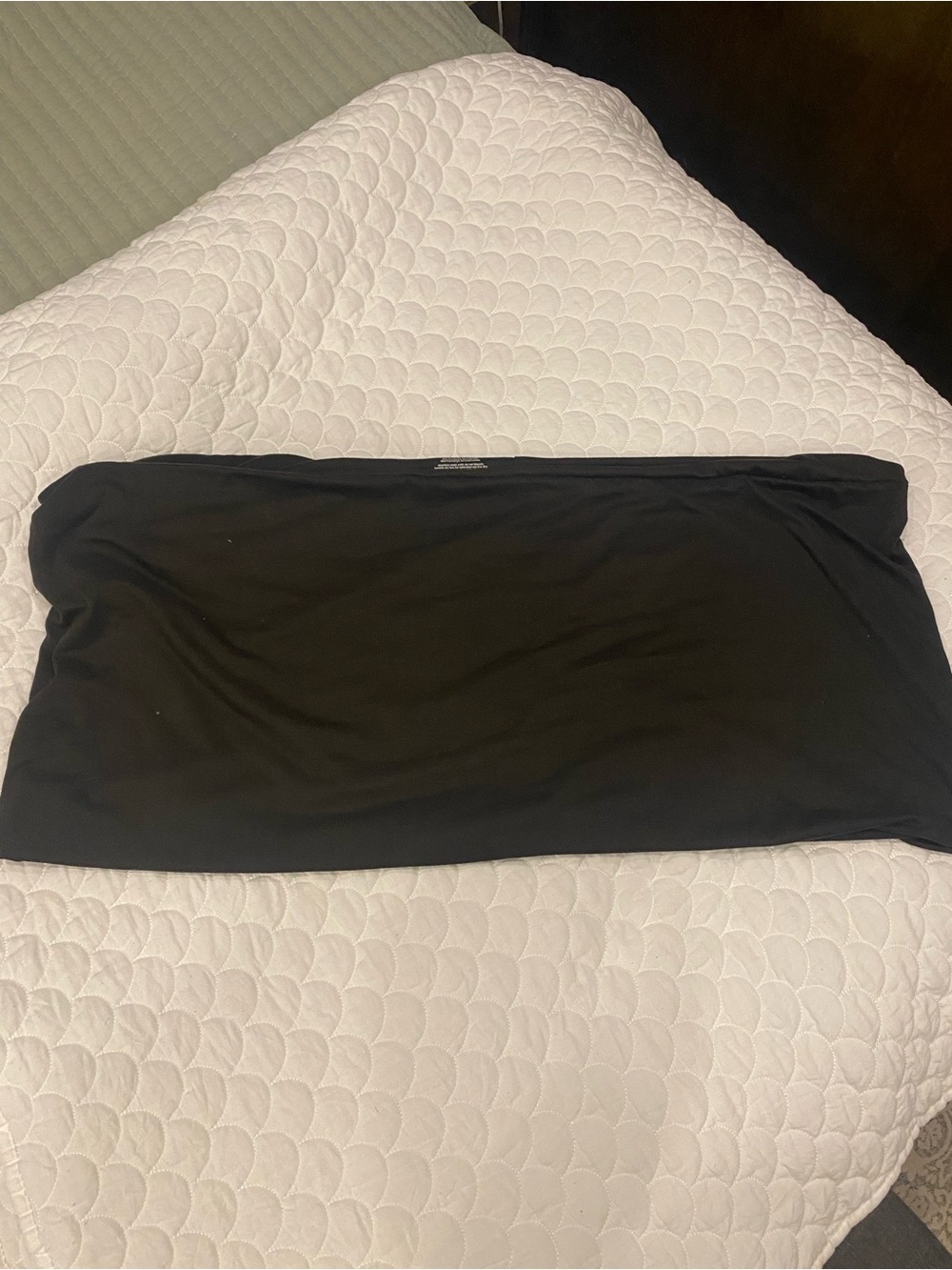Beyond Yoga Hidden Pocket Black Infinity Scarf